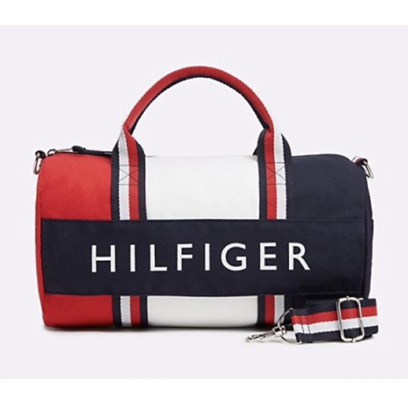 ลดสุด พร้อมส่ง*กระเป๋า Tommy Hilfiger Duffle bag size14”x10.5”x4” (Mini)ของแท้ 💯มือ 1 จากshopพร้อมป้าย จัดส่งไว ฟรีส่ง!!