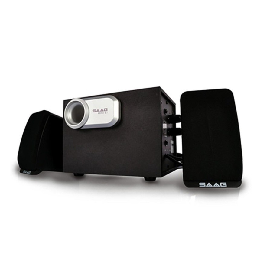 SAAG ลำโพง Multimedia Speaker Micro 2.1 800W (Black/Silver