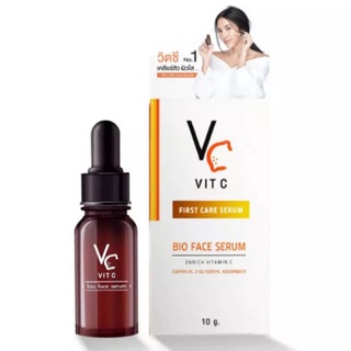 VC VIT C BIO FACE SERUM เซรั่มวีซี เซรั่มวิตซีน้องฉัตร 10 ml.