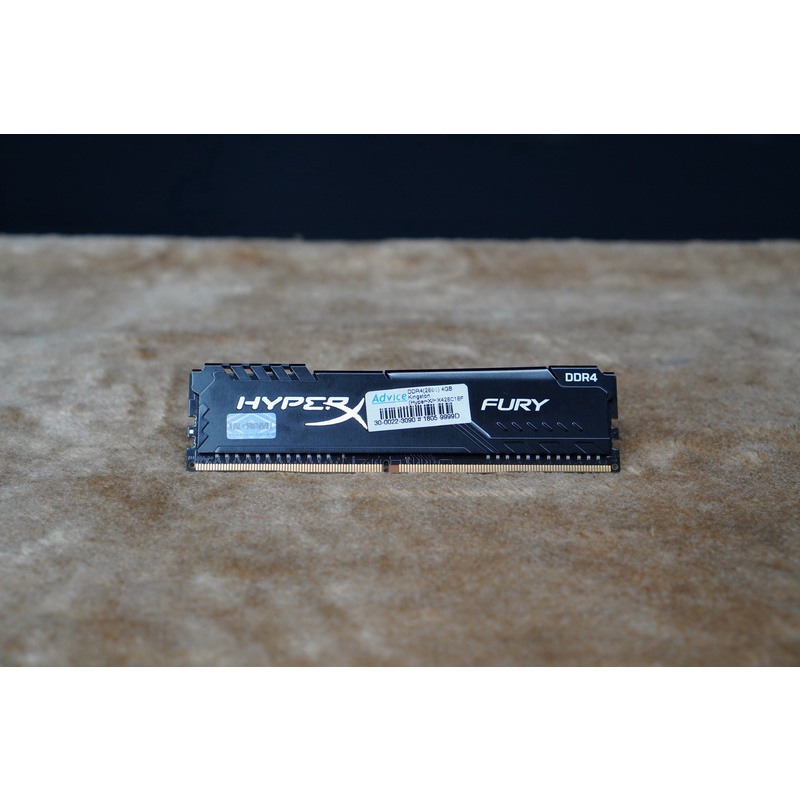 4GB (4GBx1) DDR4/2666  RAM PC (แรมพีซี) KINGSTON HyperX FURY BLACK  (HX426C16FB3/4)
