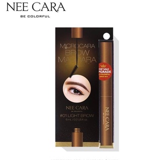 NEE CARA Microcara Brow Mascara #N608 นีคารา บี คัลเลอร์ฟูล ไมโครคาร่า โบรว์ มาสคาร่า (1 ชิ้น)