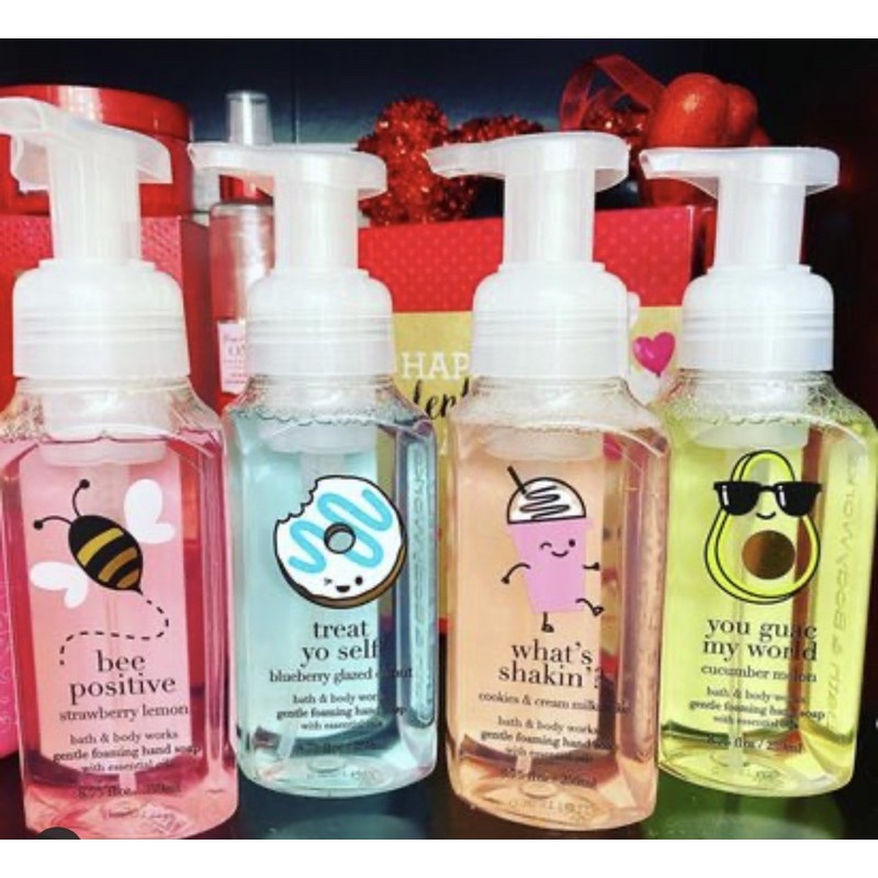 ✨Set1/4✨ สบู่โฟมล้างมือ Bath & body works foaming hand soap 259 ml.