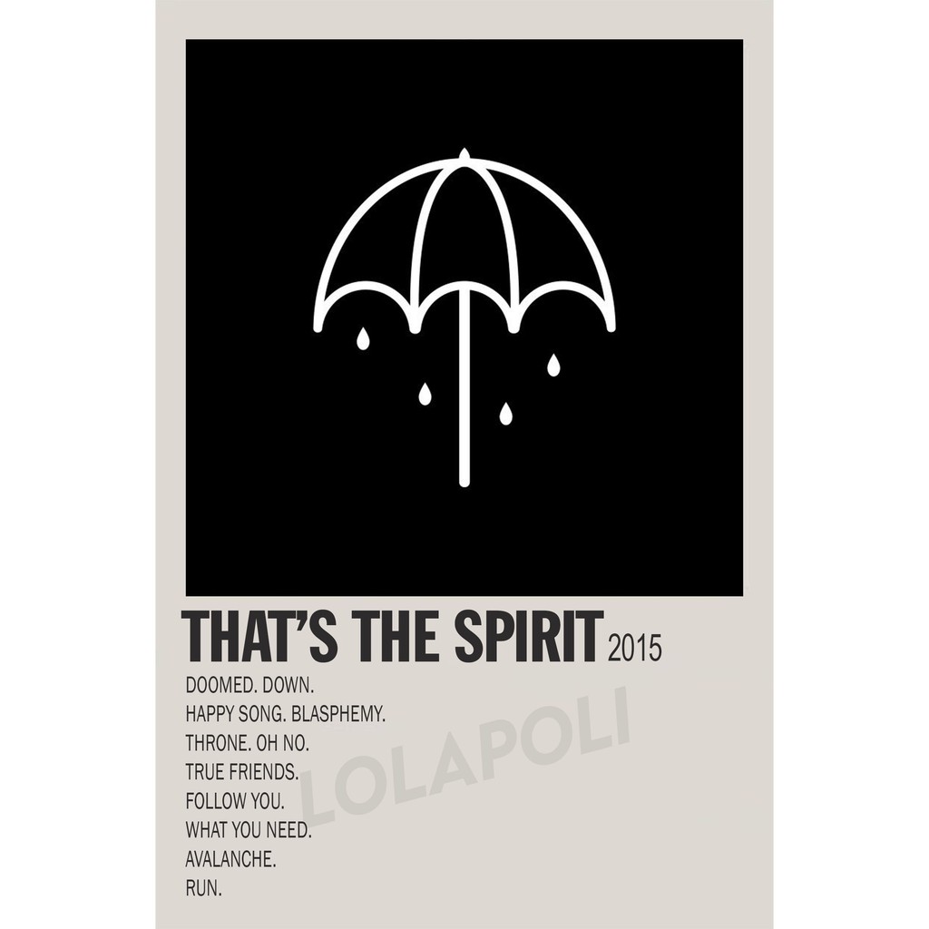 โปสเตอร์ปกอัลบั้ม The Spirit ที่นั้น - Bring Me The Horizon