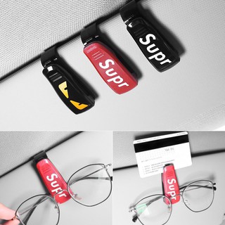 ราคาที่เก็บแว่นตาในรถ หยิบใช้ง่าย สะดวก วัสดุคุณภาพดี ที่เก็บแว่นตาในรถยนต์ คลิปหนีบแว่นตา ที่หนีบแว่นในรถ ที่เก็บแว่น