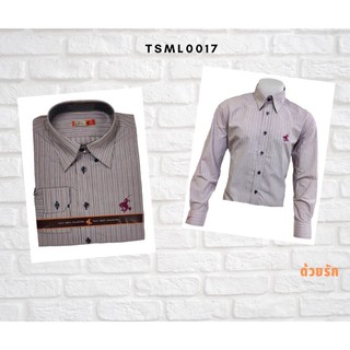 Tulioเสื้อเชิ้ตผู้ชายแขนยาวเข้ารูป(ทรงslim fit) ผ้านอกนำเข้าเนื้อดีcotton100%ทอyarndyeตัดต่อลายdesignเท่ห์ๆไม่ซ้ำแบบใคร