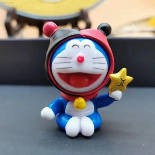 กล่องสุ่มของเล่น กล่องสุ่มโมเดล กล่องสุ่ม ▲✚☽Doraemon Constellation Cat Blind Box Hand-made อะนิเมะอุปกรณ์ต่อพ่วงการ์ตูน