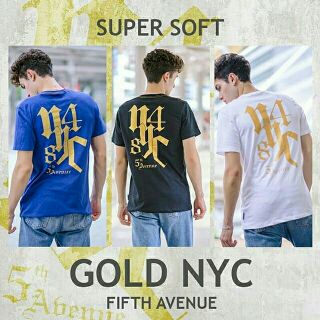 เสื้อยืด Super Soft รุ่น GOLD NYC