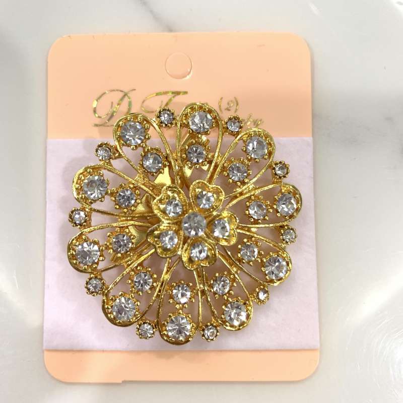 Vintage Jewelry เข็มกลัด ลายดอกไม้ แฟชั่น คลาสสิก รูปที่ 2