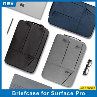 【พร้อมส่ง】กระเป๋าSurface Pro 4 / 5 / 6 / 7 เคสSurface Pro กระเป๋าโน๊ตบุ๊ค เคสกันรอยกันกระแทก Briefcase for Surface Pro