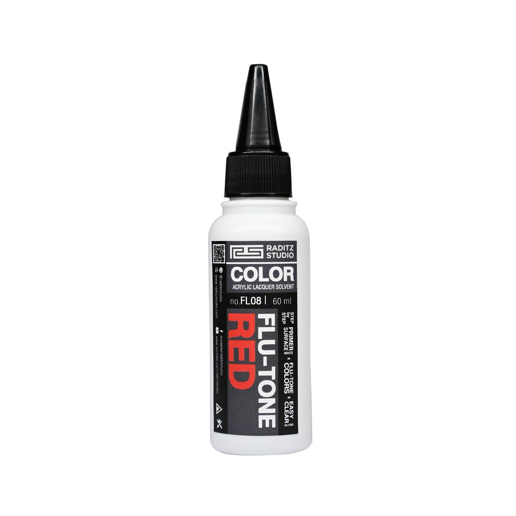 RS Color FL08 Flu-Tone Red - xphobbystore - ThaiPick