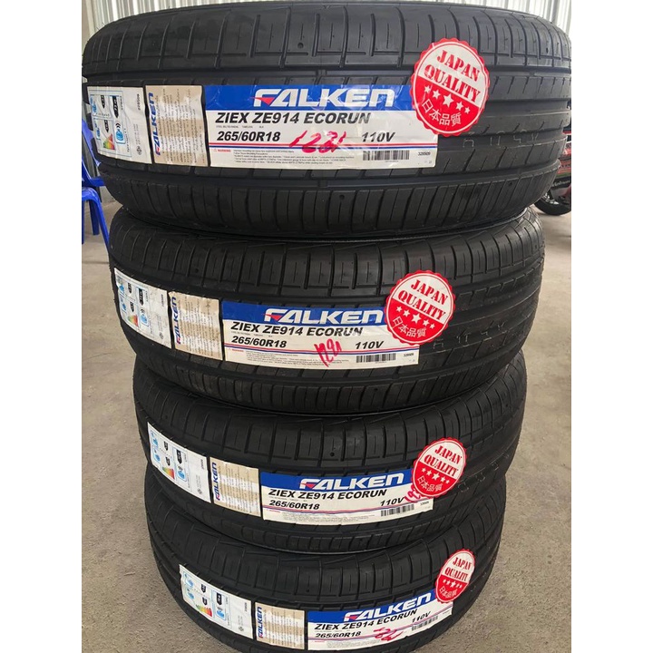 ยาง ฟอเค้น Ziex Ze 914 แบรนด์ญี่ปุ่นผลิตไทย 🇹🇭🇹🇭 265/60/18 ปี 21