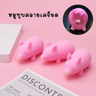 หมูยืด หมูทุบ บีบเล่นบรรเทาความเครียด หมูTikTok [ พร้อมส่ง ]