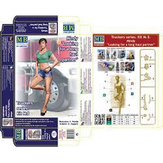 ฟิกเกอร์โมเดล Figure Model 1/24 Master Box MB24061 Looking for a long haul partner, Mindy