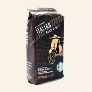 เมล็ดกาแฟคั่วเข้ม Starbucks 🛵 Fair Trade Certified™ Italian Roast ขนาด250g