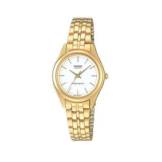 นาฬิกา Casio นาฬิกาข้อมือผู้หญิง สายสแตนเลส สีทอง รุ่น LTP-1129N-7A ( Gold ) จากร้านhenghengwatch