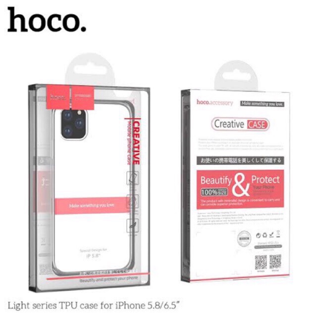 เคส iPhone 11 pro/11 pro max/11:HOCO Ultra slim (แท้)