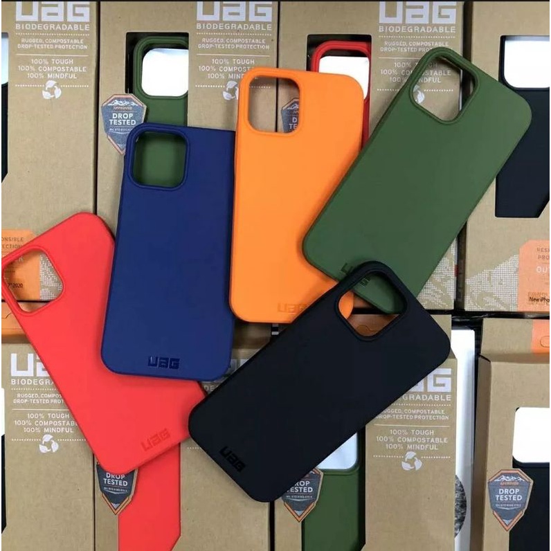 UAG iPhone 11,12 13 14 15 16 Pro Max 14 15 16 Plus 12 13 14 15 16Pro เคสซิลิโคนฝาหลังสัมผัสนุ่ม Out Back Case Back Cover