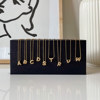 LAC.COLLECTION - Diamond Initial Necklace/ สร้อยจี้เพชรตัวอักษร