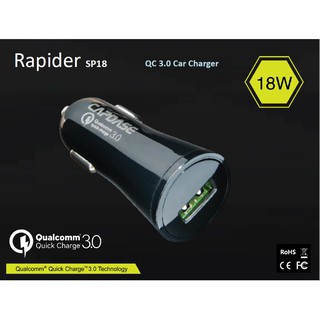 ที่ชาร์จในรถ กำลังไฟ 18W CAPDASE RAPIDER SP18 QC 3.0 CAR CHARGER