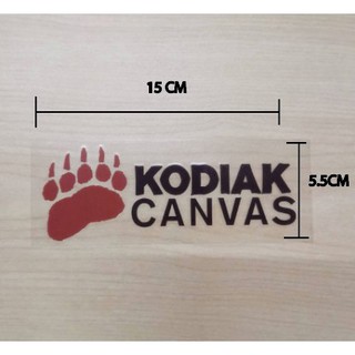 kodiak canvasโลโก้ติดเสื้อ สกรีนเสื้อ โลโก้รีดเสื้อ สติกเกอร์รีดเสื้อ