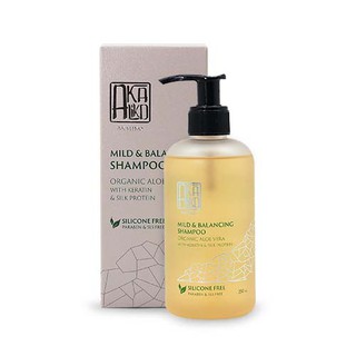 Organic Aloe Vera with Keratin and Silk Protein Shampoo 250 ml.