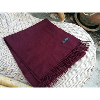 ผ้าพันคอ Cashmere ผสม Wool มี 2 สี