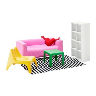 HUSETห้องนั่งเล่นบ้านตุ๊กตาDolls furniture, living-room