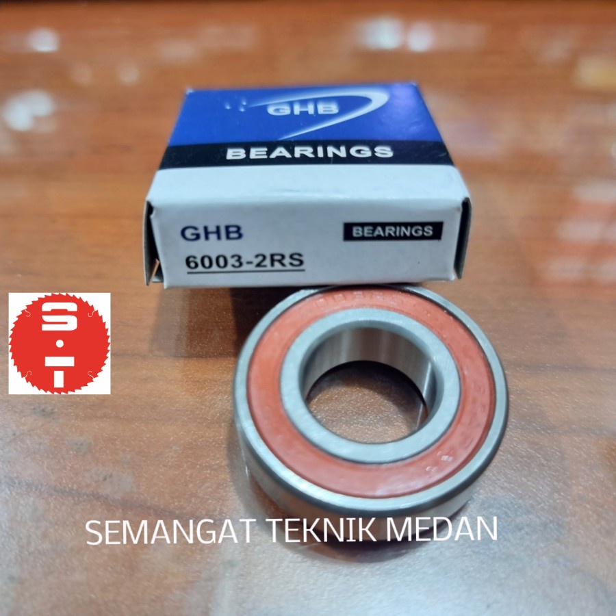 6003-2RS LAHAR BEARING LAHAR GHB 6003 2RS 2 RS