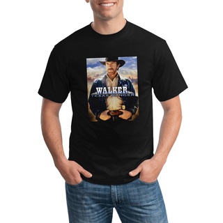 ราคาระเบิดเสื้อยืดลําลอง พิมพ์ลาย Walker Texas Ranger Chuck Norris สําหรับผู้ชายS-3XL