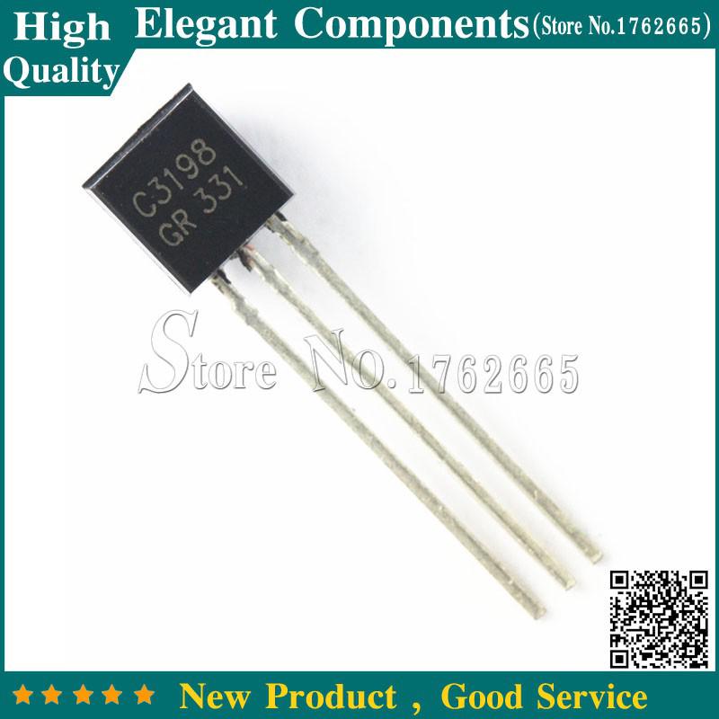 50PCS 2SC3198 TO92 C3198 C3198GR TO-92 NPN Triode Transistor Free Shipping