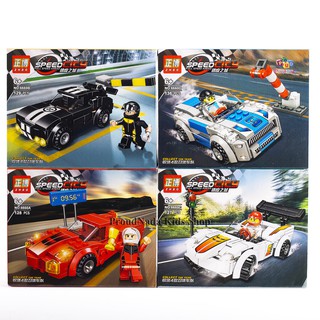 ProudNada Toys ของเล่นเด็ก ตัวต่อ รถแข่ง ZHBO SPEED CITY 6660A-D