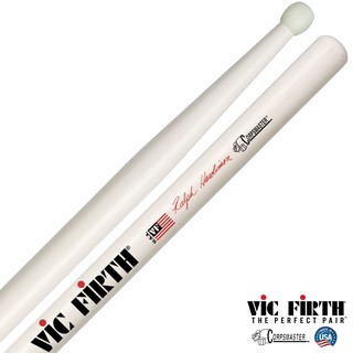 Vic Firth® ไม้กลอง SRHN ไม้กลองสแนร์มาร์ชชิ่ง หัวไนลอน ** Made in U.S.A. **