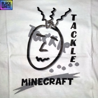 BWCB เสื้อ Tackle4826 TackleMinecraft (สีขาว/สีดำ) Cotton 100% นุ่มใส่สบาย unisex oversize