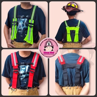 💖คร่ำหวอดเซฟตี้ สายเอี๊ยมกางเกงดับเพลิง Suspender Firefighters กางเกงดับเพลิง สายเอี๊ยม