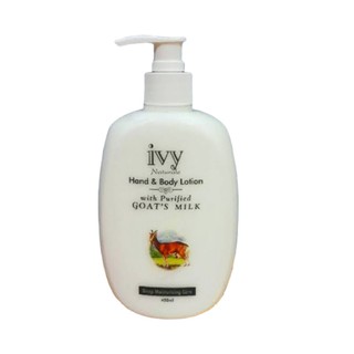 โลชั่นนมแพะไอวี่ Hand &amp; Body Goat Milk Lotion by Ivy