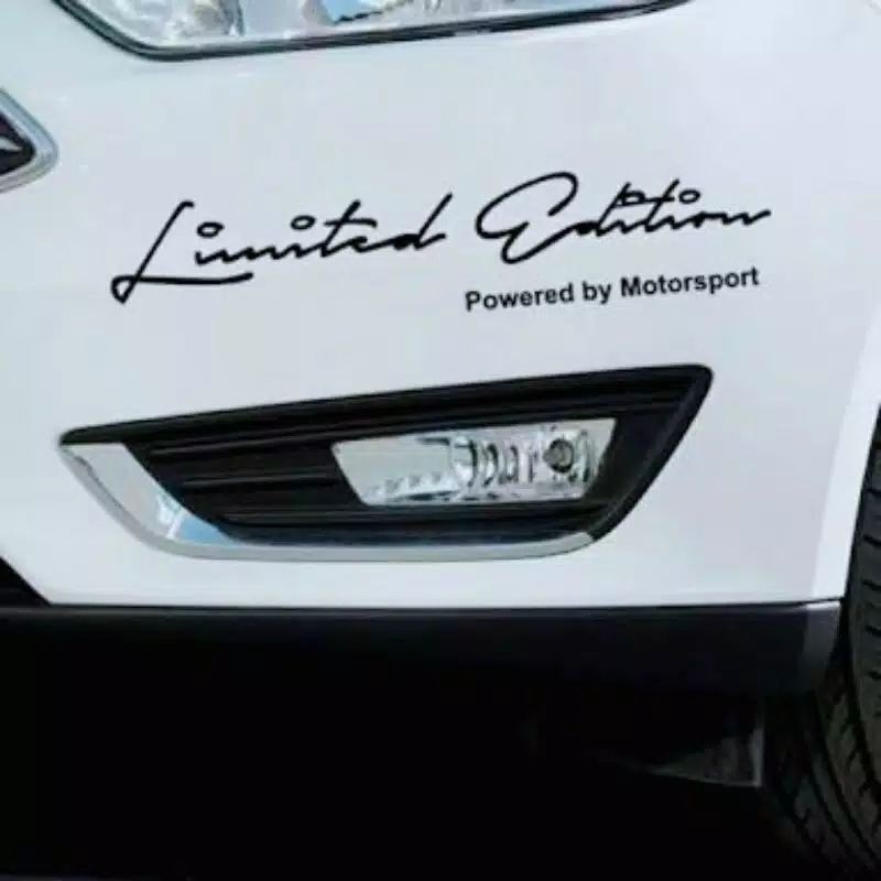 สติ๊กเกอร์ LIMITED EDITION POWERED BY MOTORSPORT CUTTING