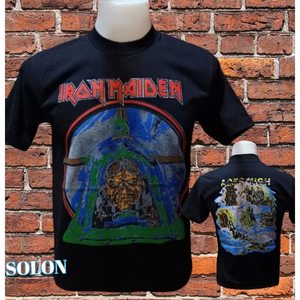 เสื้อวง IRON MAIDEN วงร็อค ไม่มีตะเข็บข้าง คอฟิต ป้ายUSA เสื้อวินเทจ เสื้อทัวร์ วงดนตรีร็อคต่างประเท