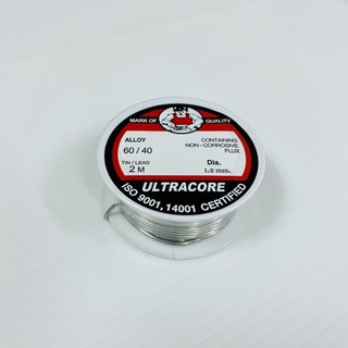 ตะกั่วบัดกรี ULTRACORE ขนาด 1.2 mm ตะกั่วความยาว 2 เมตร ตะกั่วม้วน ตะกั่ว 2 เมตร