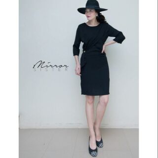 Pizzi plain basic dress