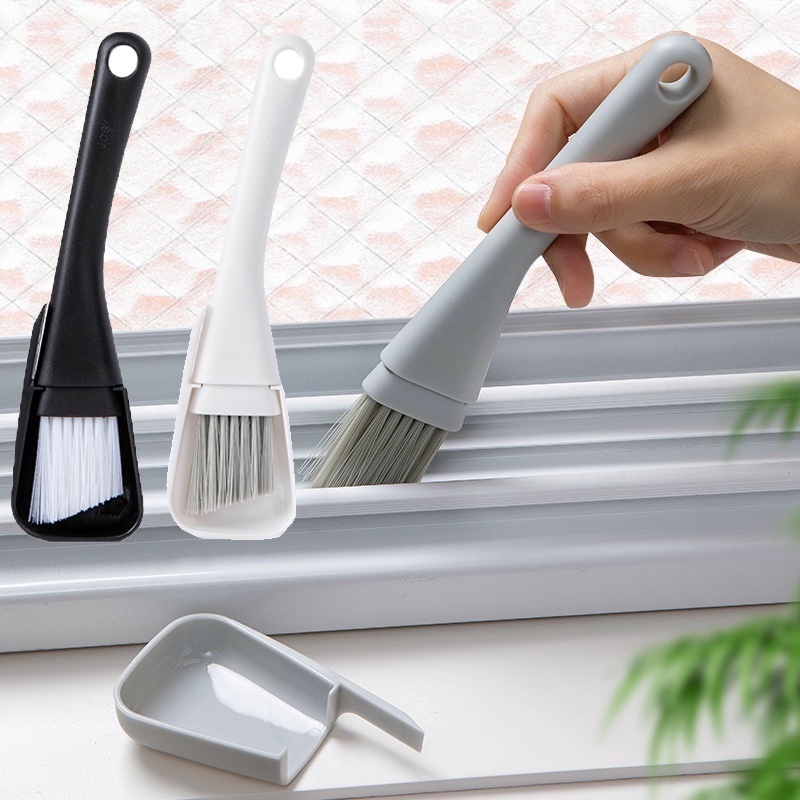 Cleaning Brushes 26 บาท แปรงทําความสะอาดฝุ่น คีย์บอร์ด แดชบอร์ด ช่องหน้าต่าง สะดวกสบาย สําหรับห้องครัว ห้องน้ํา ภายในรถยนต์ Home & Living