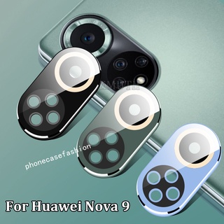 สําหรับ huawei Nova 9 Pro Nova9 อัพเกรดโทรศัพท์ด้านหลังเลนส์กล้องป้องกันหน้าจอโลหะกระจกนิรภัยกันชน