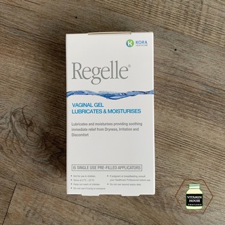 Regelle รีเจล เจลหล่อลื่นและให้ความชุ่มชื้นในช่องคลอด ( 6 ชิ้น/กล่อง )