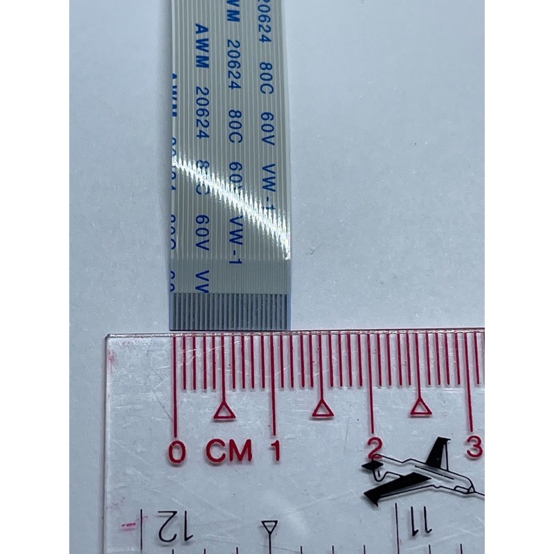 สายแพรAWM 20624  24PIN Pitch 0.5MM (ระยะห่าง) หน้าเดียวกัน ยาว 20CM แพ็ค5เส้น