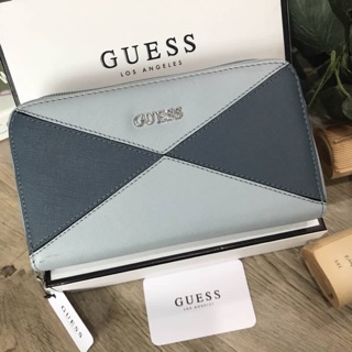 💯 พร้อมส่งรุ่นใหม่! NEW ARRIVAL! GUESS FACTORY WOMENS DUO ZIPS WALLET 🍭