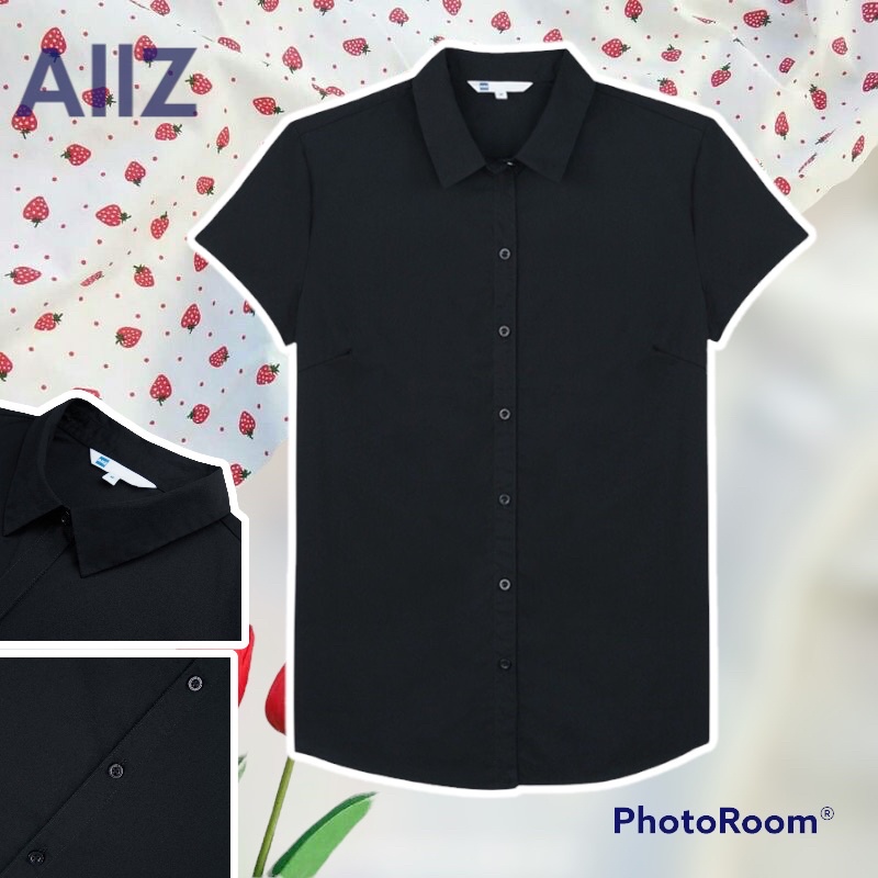 AIIZ เสื้อเชิ้ตผู้หญิงแขนสั้น  Short Sleeve Shirt แท้💯