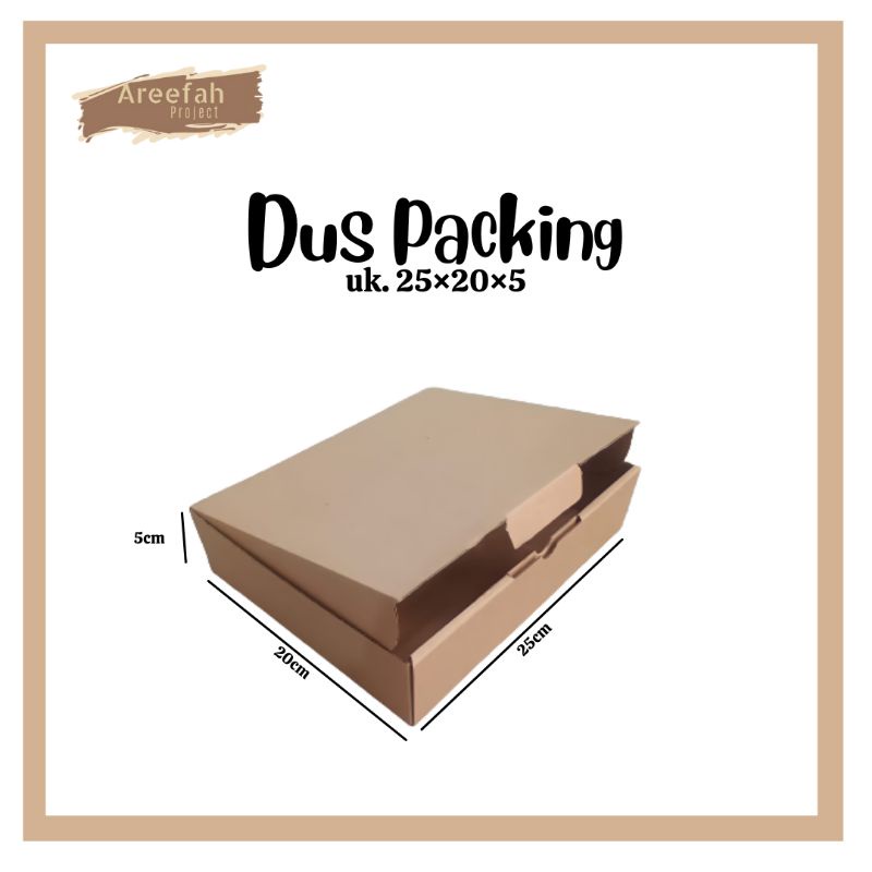 CARDBOARD / CARDBOARD BOX / DIE CUT PACKING CARDBOARD ขนาด 25x20x5 cm