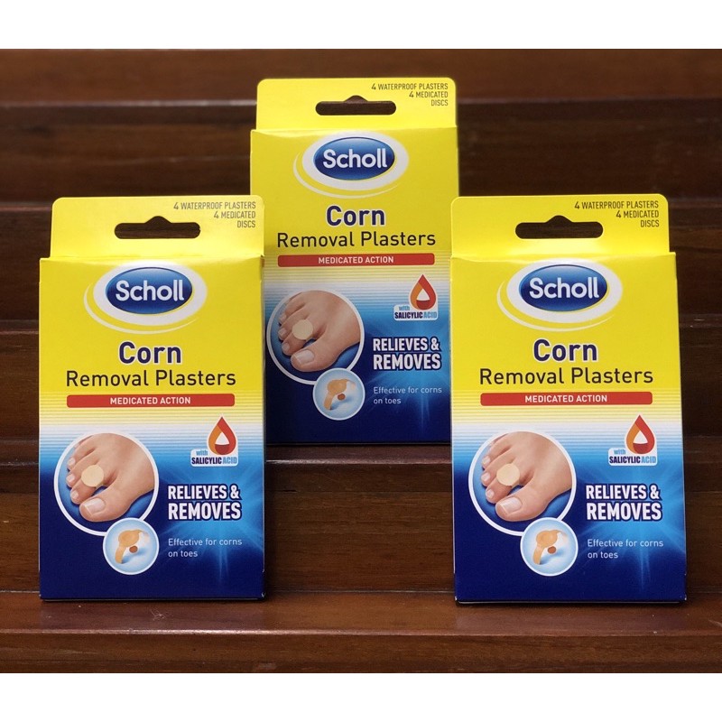 พลาสเตอร์ปิดหูด ตาปลา Scholl Corn Removal Plasters Shopee Thailand