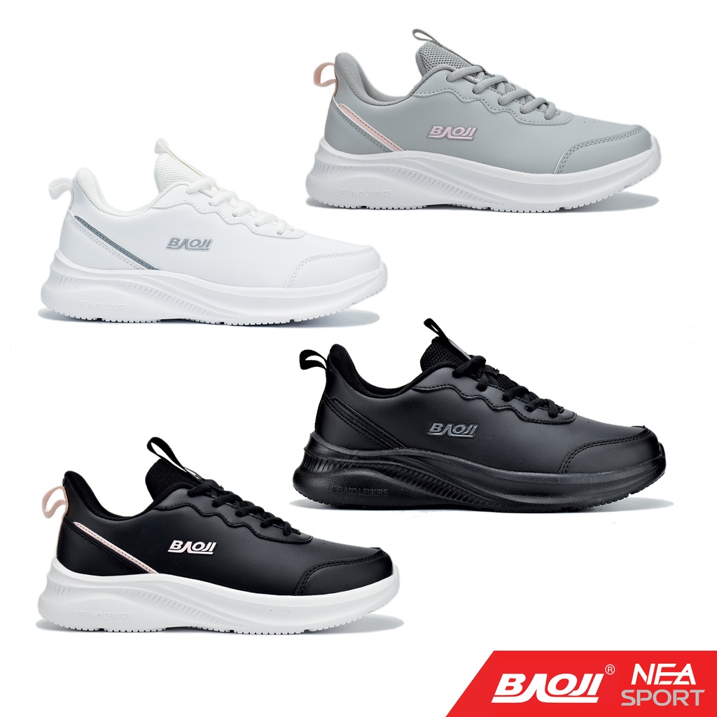 [ลด30% เก็บโค้ด 2509FASHDD] BAOJI 849 Hyper Clean Leather รองเท้าผ้าใบ บาโอจิ แท้ ผู้หญิง