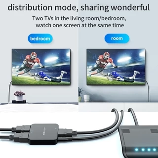 ACASIS 1 In 2 Out ฮับแยก Hdmi Hdcp 4k30Hz Hd 1080P60Hz จอแสดงผลคู่