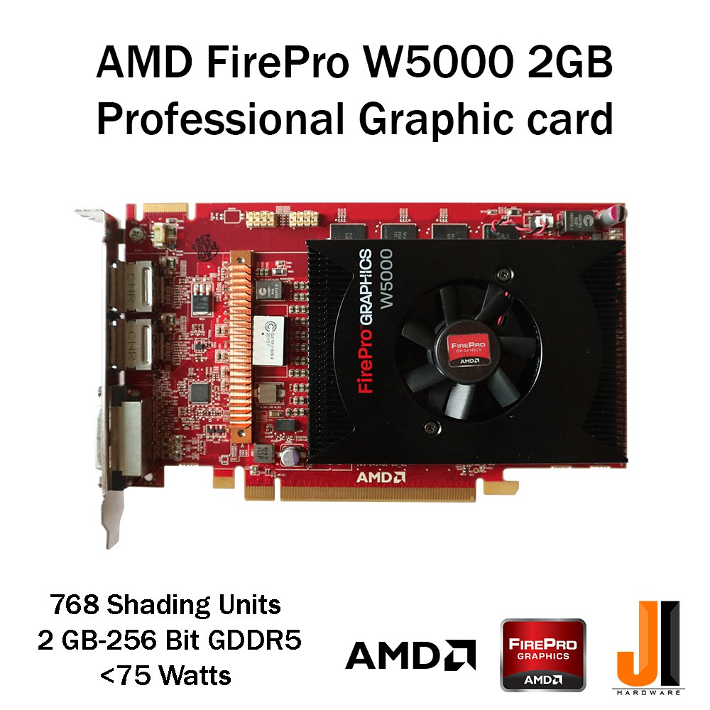 AMD FirePro W5000 2GB DDR5 (มือสอง)
